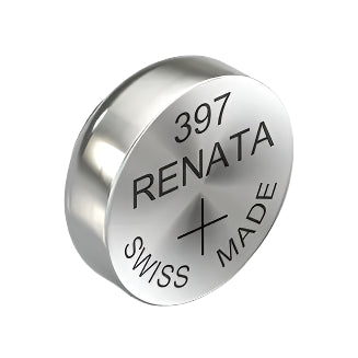 Pile bouton à oxyde d'argent Renata 397 - 1 pièce