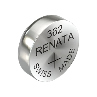 Pile bouton à oxyde d'argent Renata 362 - 1 pièce