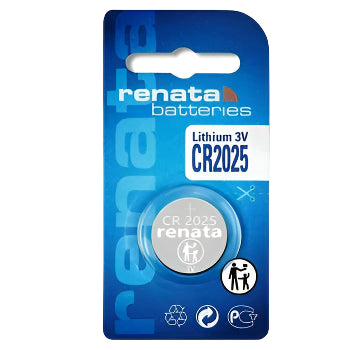 Pile bouton au lithium Renata CR2025 - 1 pièce