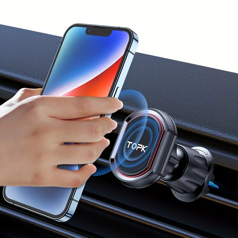 Support de téléphone magnétique pour voiture - Support pour grille d'aération