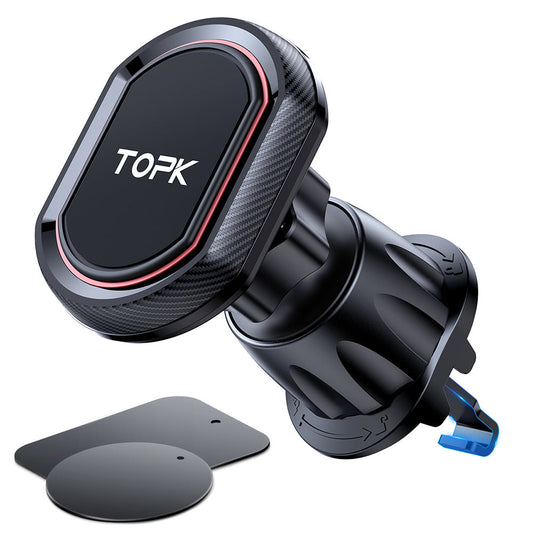 Support de téléphone magnétique pour voiture - Support pour grille d'aération