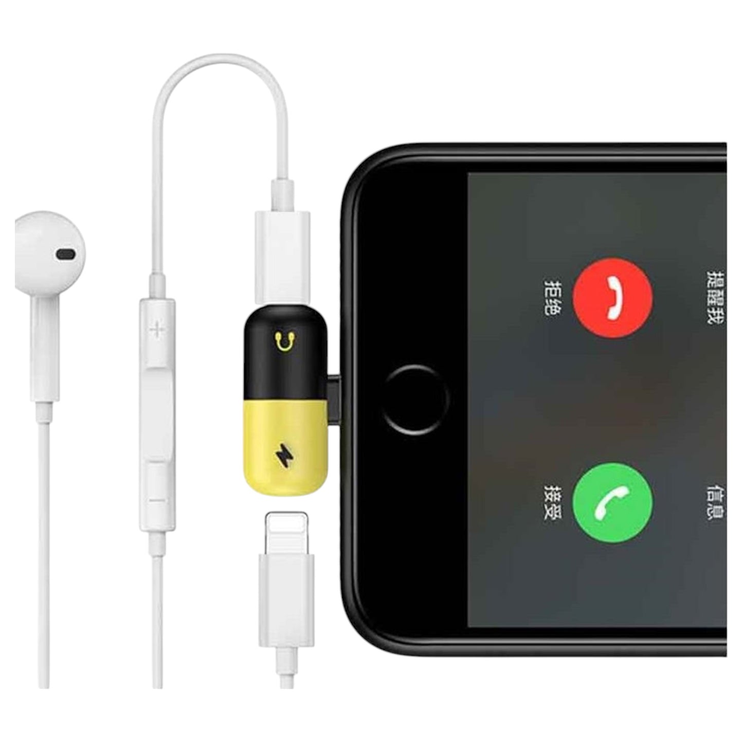 DTecH PT-1 Dual Lightning Adapter – Charge & Listen in Style