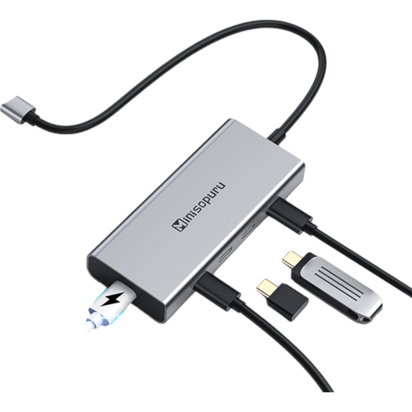 Hub USB-C 10 Gbit/s avec USB-C vers 4x USB-C et PD 100 W