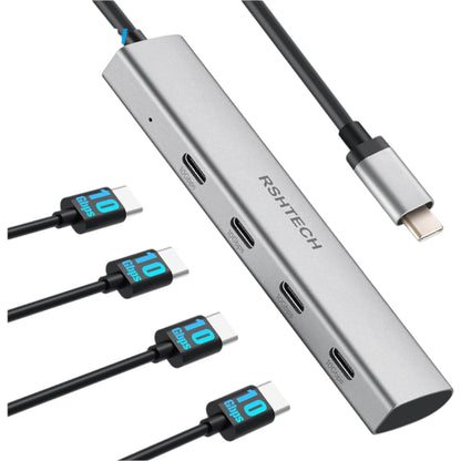 10 Gbit/s USB-Hub mit USB-C auf 4x USB-C (10 Gbit/s)