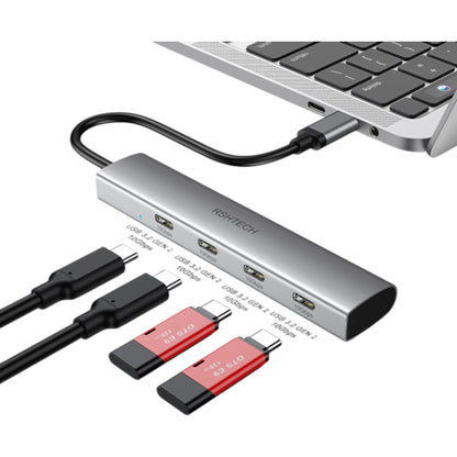 10 Gbit/s USB-Hub mit USB-C auf 4x USB-C (10 Gbit/s)