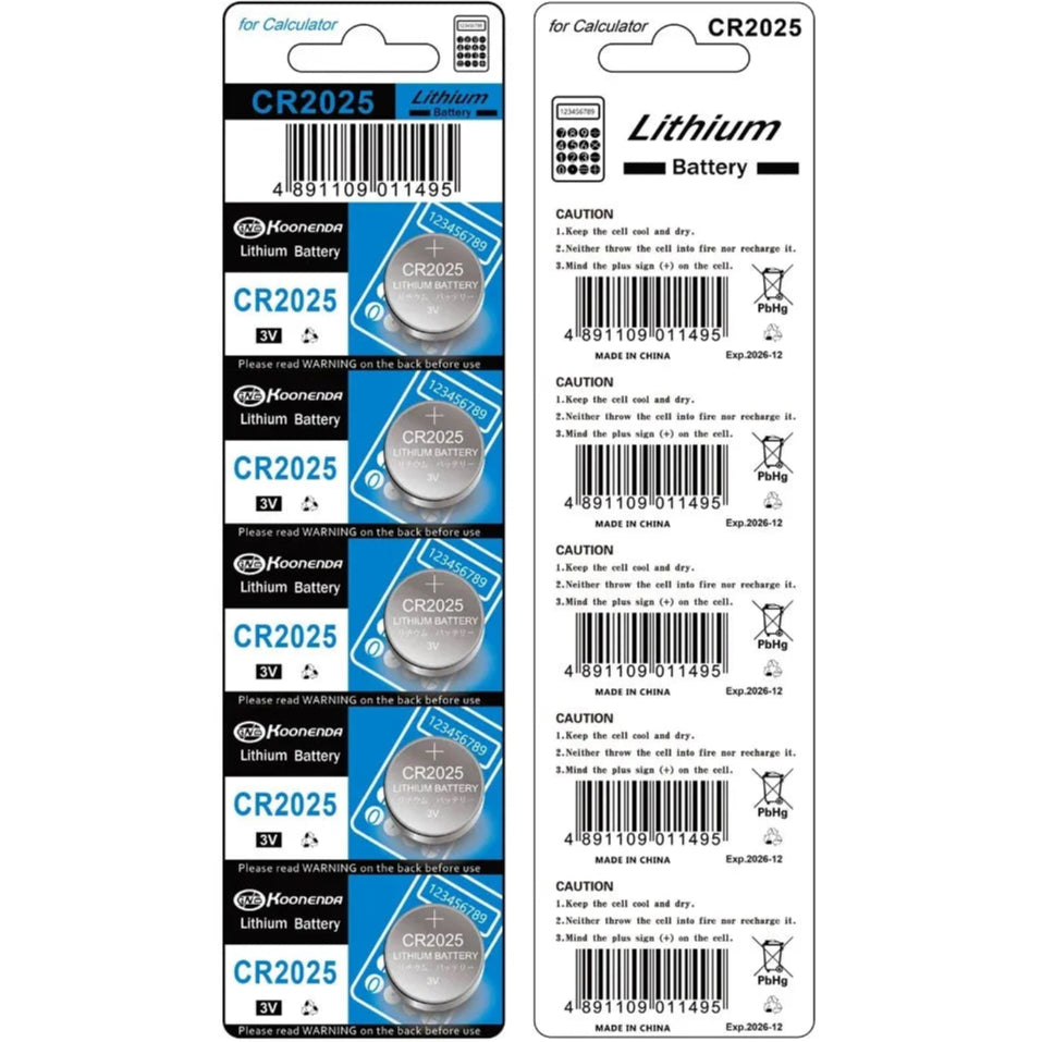 Koonenda CR2025 Lithium-Knopfzelle - 1 Stück