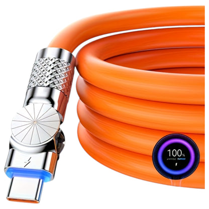 180° Rotating Elbow USB-A/USB-C Cable 1m – Angled comfort meets flexibility