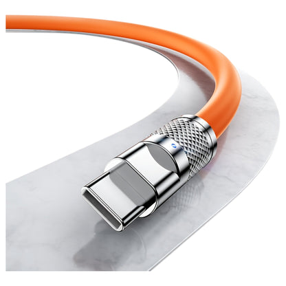 120W USB-C to USB-C Cable – Durable Liquid Silicone Build