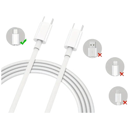 DTecH 60W USB Type-C to Type-C Cable – 1 Meter Fast Charging
