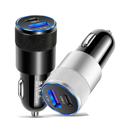 DTecH Cc-Pd1 15W 3,1 A Dual-Autoladegerät mit Typ-C- und USB-A-Anschlüssen