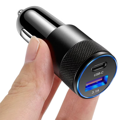 DTecH Cc-Pd1 15W 3,1 A Dual-Autoladegerät mit Typ-C- und USB-A-Anschlüssen