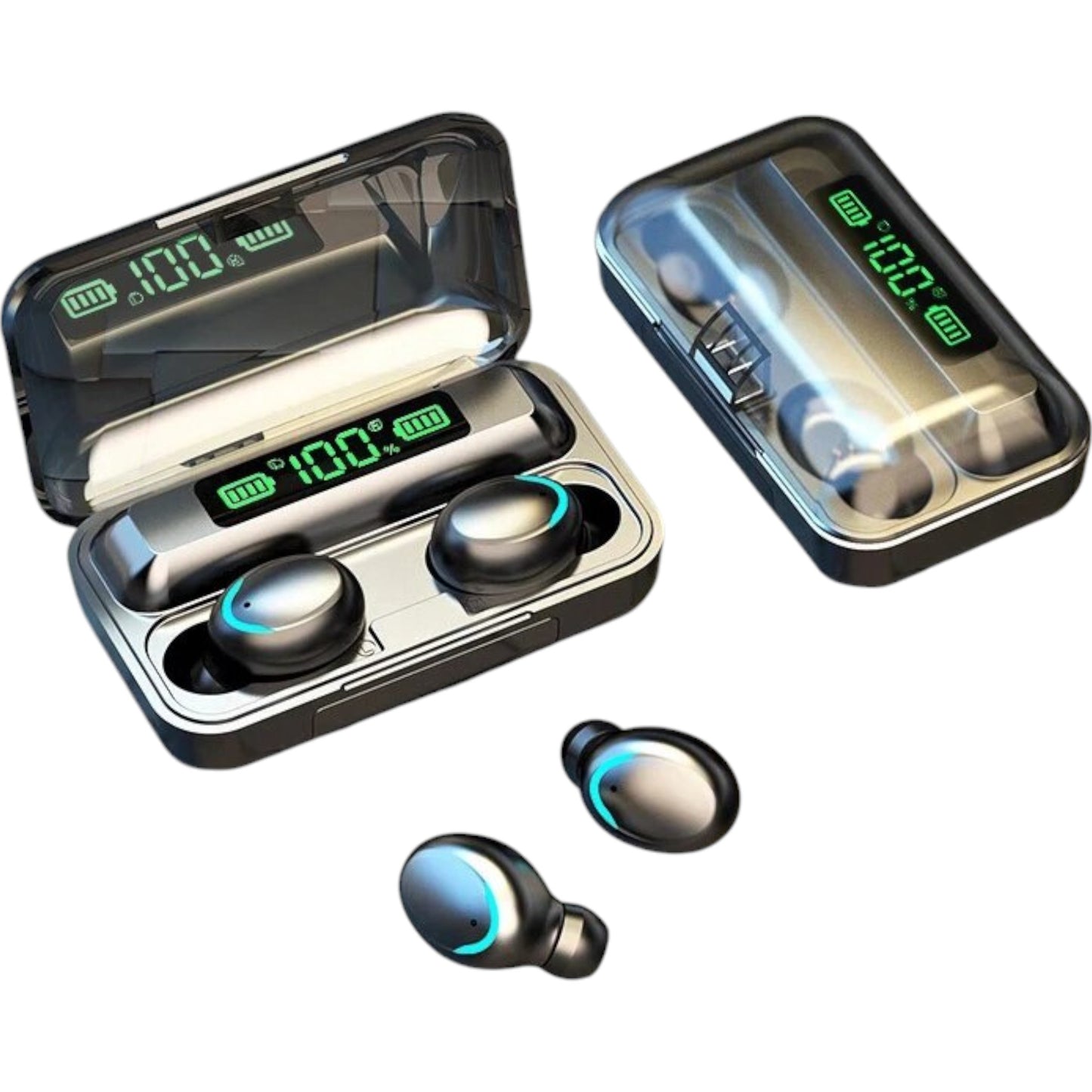 F9 Bluetooth 5.1 Wireless Earbuds with Powerbank Charging Case