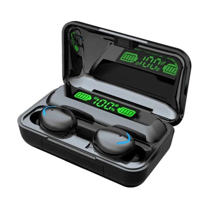 F9 Bluetooth 5.1 Wireless Earbuds with Powerbank Charging Case
