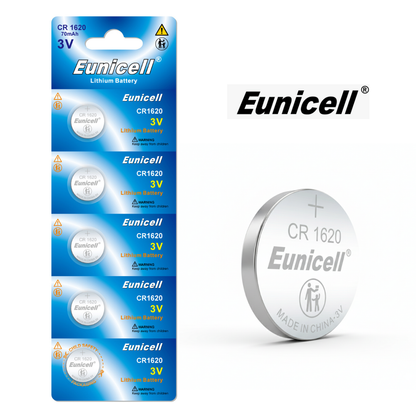 Eunicell CR1620 Lithium Button Battery Blister - 1Pcs