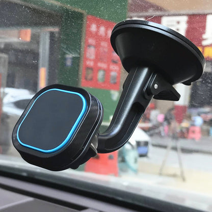 Support de téléphone magnétique pour voiture - Support de tableau de bord à ventouse à bras haut