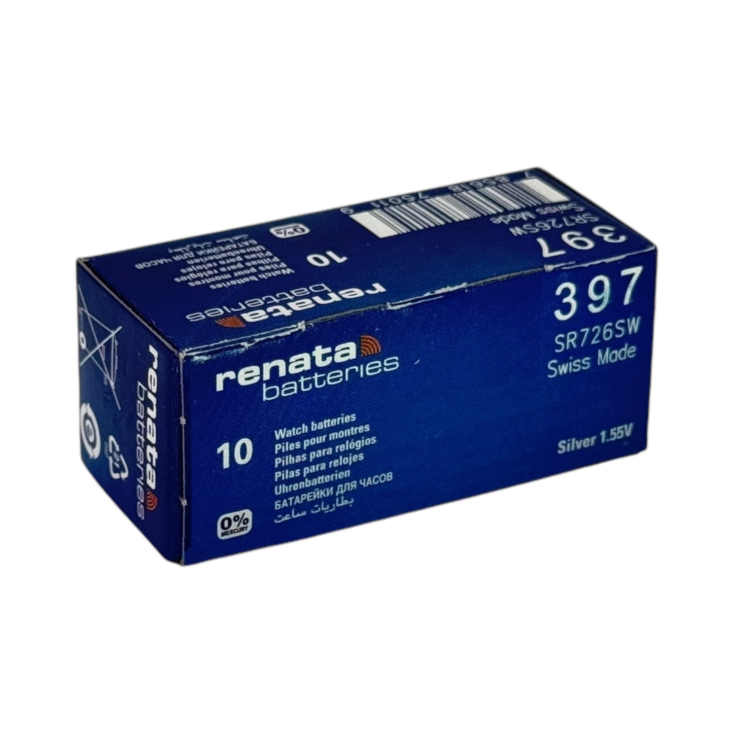 Renata 397 Silberoxid-Knopfzelle - 1 Stück