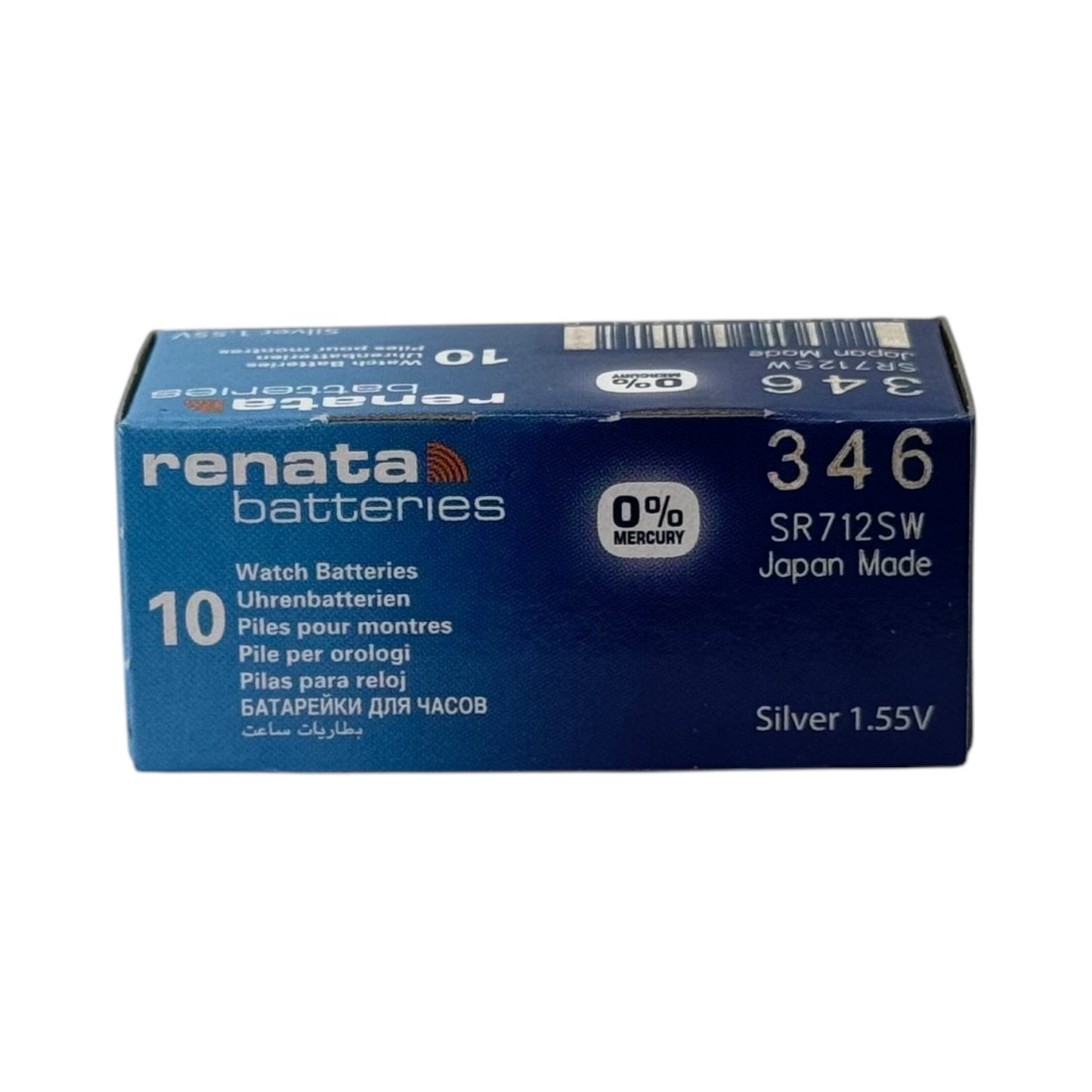 Renata 346 Silver Oxide Button Battery - 1Pcs