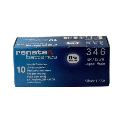 Renata 346 Silver Oxide Button Battery - 1Pcs