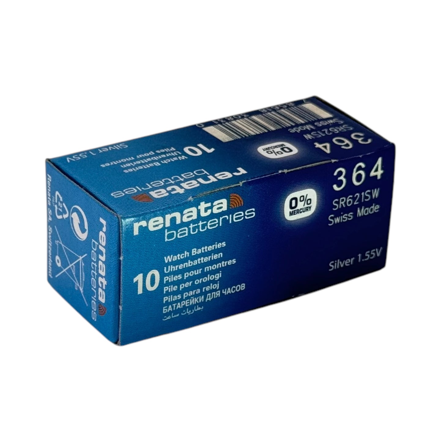 Renata 364 Silberoxid-Knopfzelle - 1 Stück