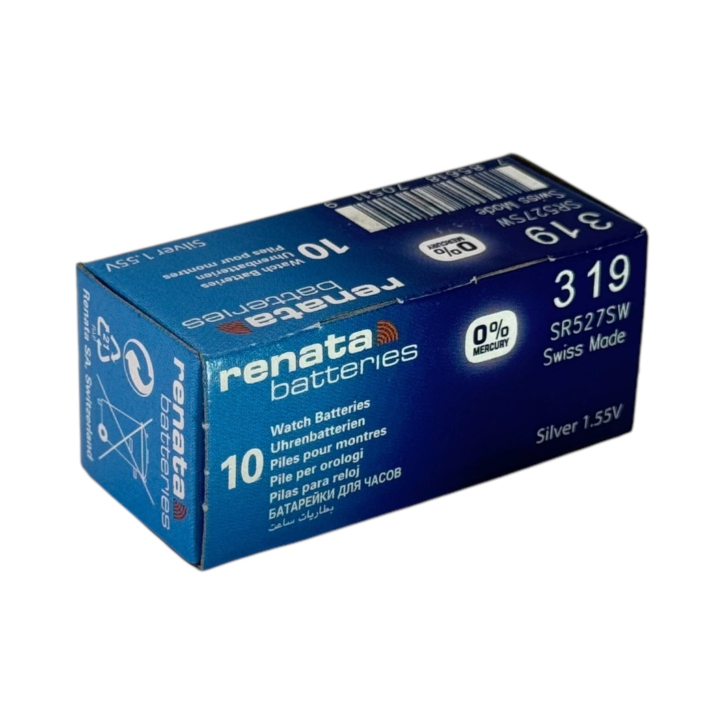 Renata 319 Silver Oxide Button Battery - 1Pcs