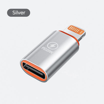 Adaptateur OTG avec USB-C femelle vers Lightning mâle