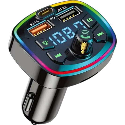 DTecH Q7 Transmetteur FM Bluetooth – Son intelligent et confort mains libres pour la route