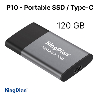KingDian Mini/Portable SSD 120 GB/250 GB/500 GB: Tragbares USB 3.0 Solid State Drive mit bis zu 510 MB/s Übertragungsgeschwindigkeit