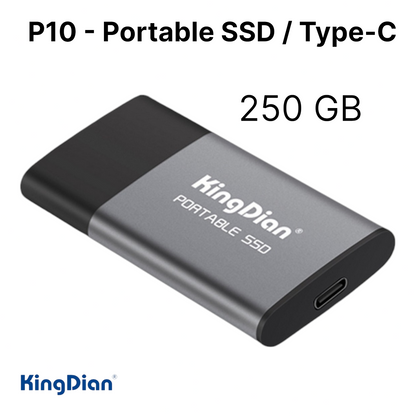 KingDian Mini/Portable SSD 120 GB/250 GB/500 GB: Tragbares USB 3.0 Solid State Drive mit bis zu 510 MB/s Übertragungsgeschwindigkeit