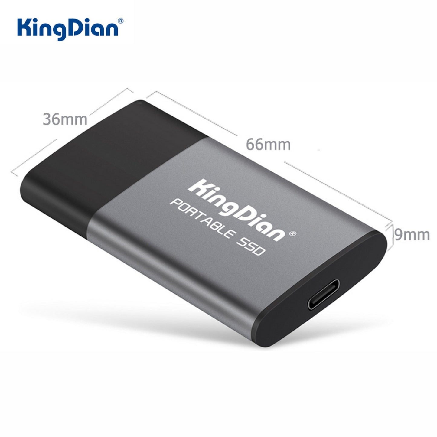 KingDian Mini/Portable SSD 120 GB/250 GB/500 GB: Tragbares USB 3.0 Solid State Drive mit bis zu 510 MB/s Übertragungsgeschwindigkeit