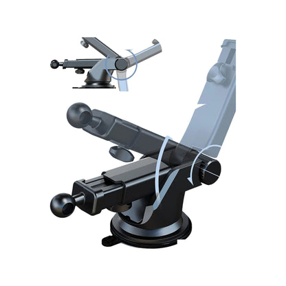 Support de voiture à ventouse avec rotule de 17 mm