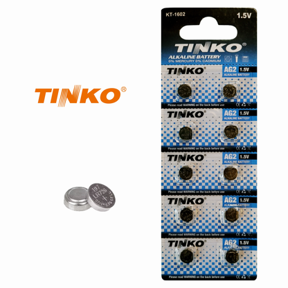 TINKO AG2 – Vorderseite mit TINKO-Logo und passenden Knopfzellen