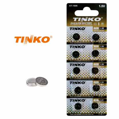 TINKO AG6 – Vorderseite mit TINKO-Logo und passenden Knopfzellen