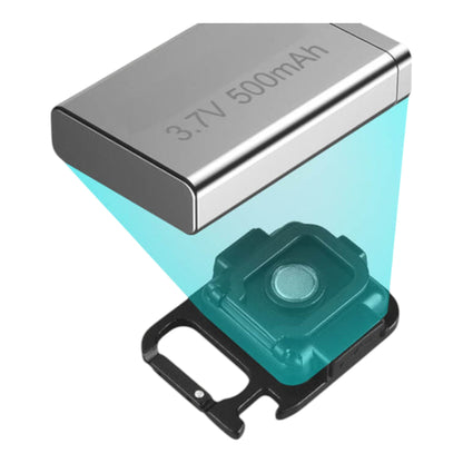 Mini COB Keychain Flashlight – Ultra Bright, Rechargeable, Multi-Functional