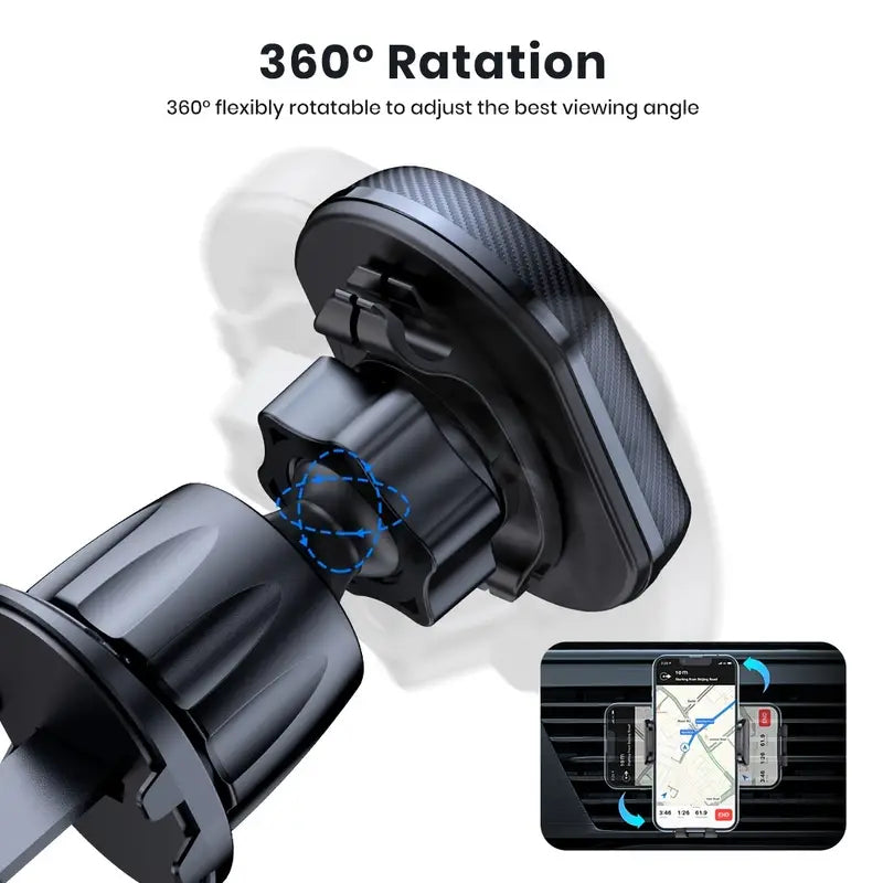 Support de téléphone magnétique pour voiture - Support pour grille d'aération