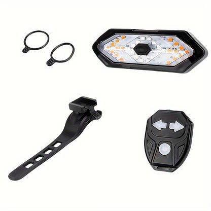 Indicateur/clignotant de lumière LED sans fil à distance M1 pour vélo