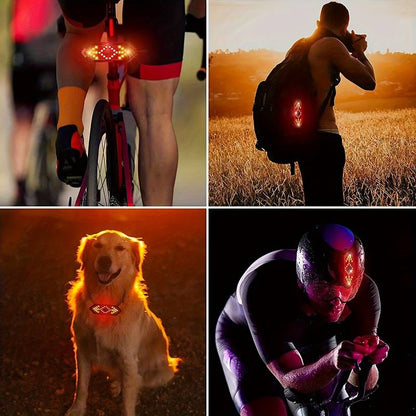 Indicateur/clignotant de lumière LED sans fil à distance M1 pour vélo