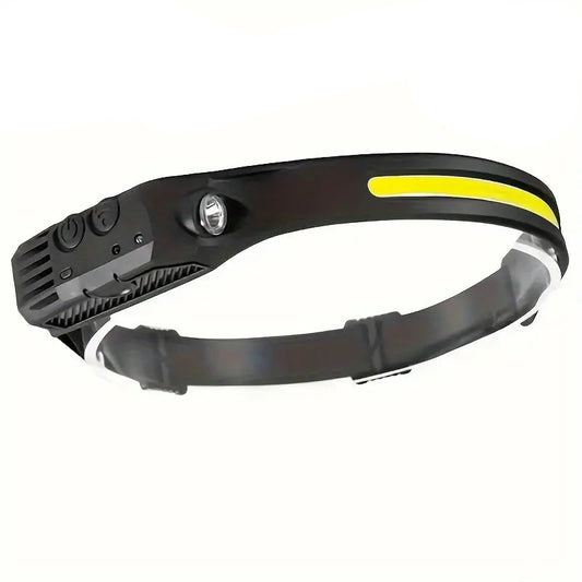 DTech Single/Double COB Light Stripes & LED Rechargeable Headlight With Flexible  Silicone Body