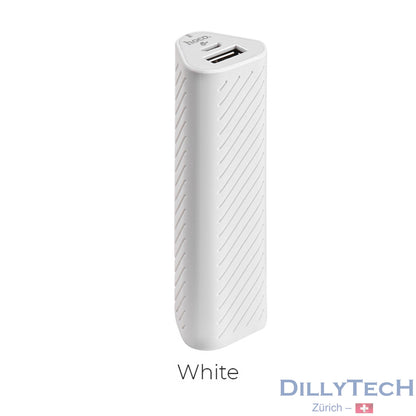 J23 2500mAh Power Bank with USB-A Output and LED Display