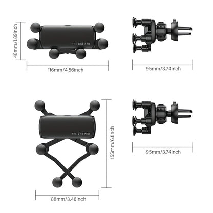 Essager 6-Point Gravity Phone Holder – Foldable grip with anti-bump stability