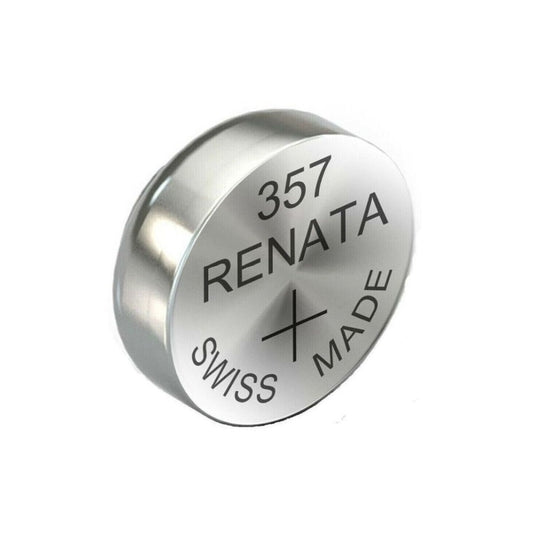 Pile bouton à oxyde d'argent Renata 357 - 1 pièce